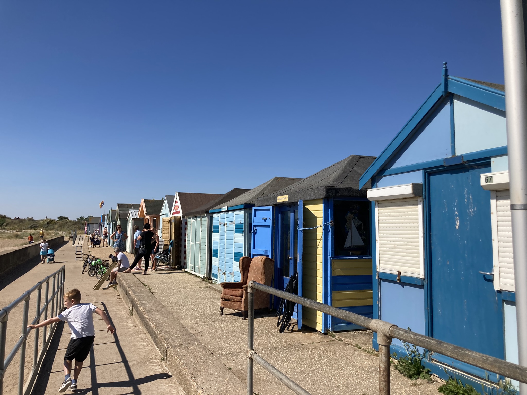 Beach Huts on the seafront